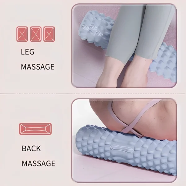 30CM Yoga Column Foam Axis Massage Roller Muscle Back Massagethe Grid Training Set Shipping Gym Myofascial Release For Roll - Image 3