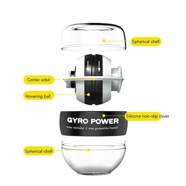 Fitness Equipment Sport Gym Powerball Gyro Ball Workout Equipments Exercise Power Portable Body Building Sports Entertainment - Image 4