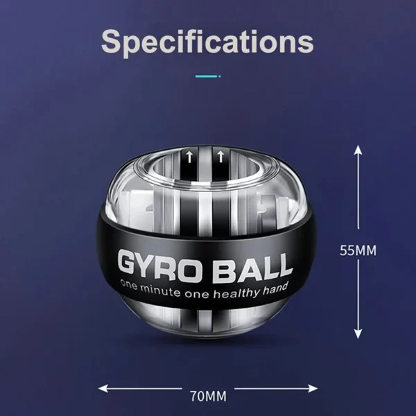Fitness Equipment Sport Gym Powerball Gyro Ball Workout Equipments Exercise Power Portable Body Building Sports Entertainment - Image 2