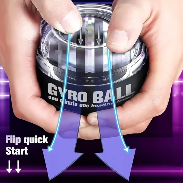 Fitness Equipment Sport Gym Powerball Gyro Ball Workout Equipments Exercise Power Portable Body Building Sports Entertainment - Image 3